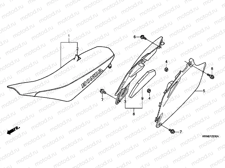 F-23 SEAT / SIDE COVER
