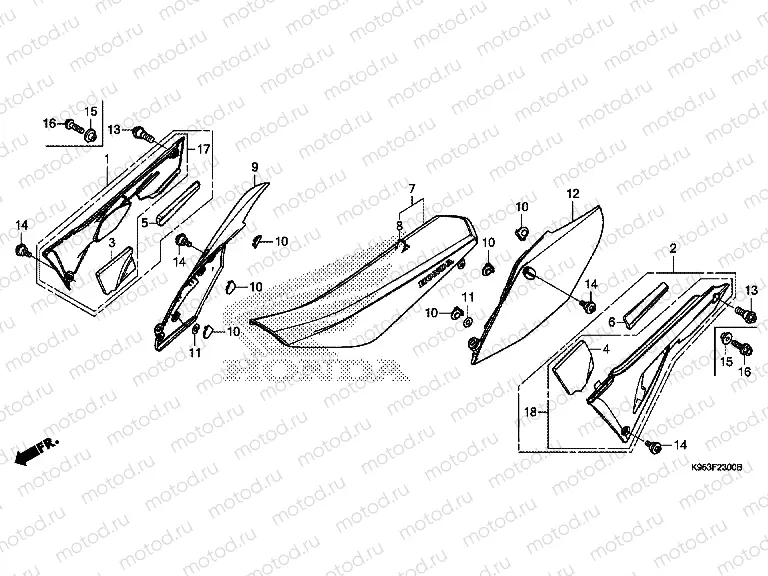 F-23 SEAT & SIDE COVER