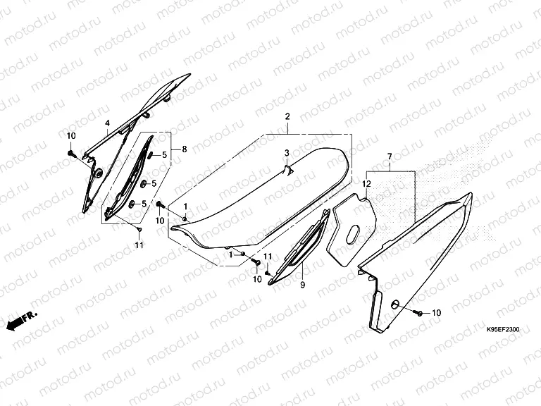 F-23 SEAT & SIDE COVER