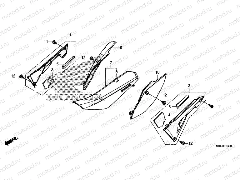 F-23 SEAT/SIDE COVER