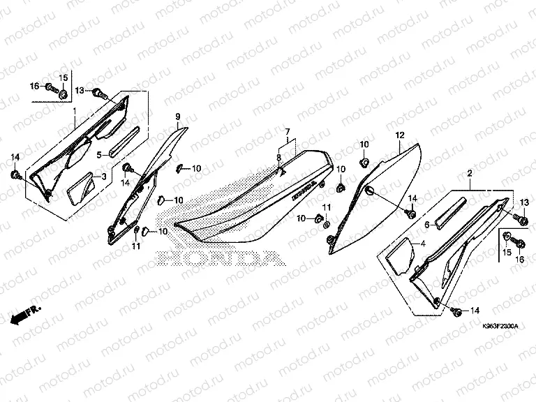 F-23 SEAT/SIDE COVER