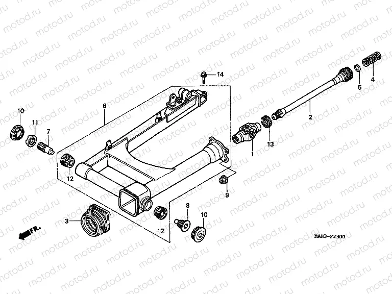 F-23 SWING ARM