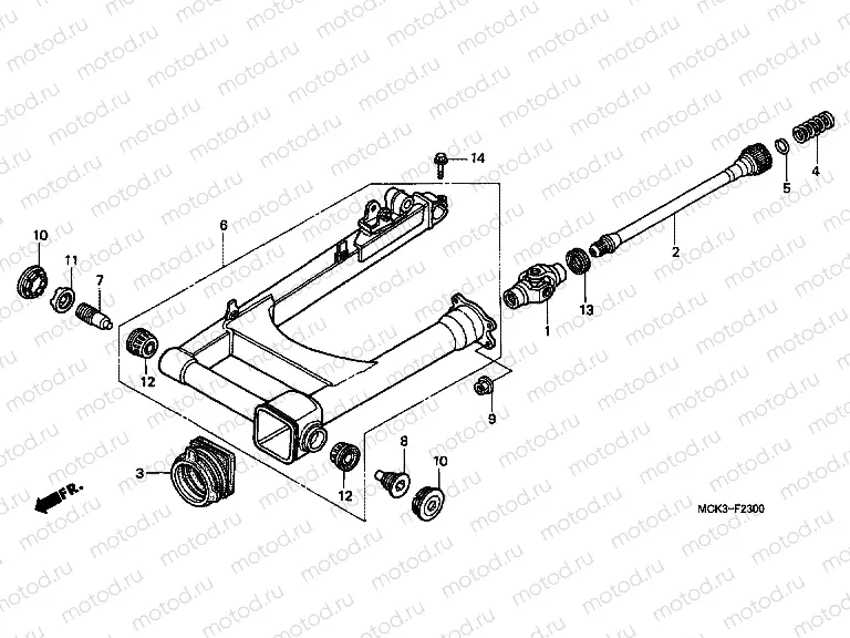 F-23 SWING ARM