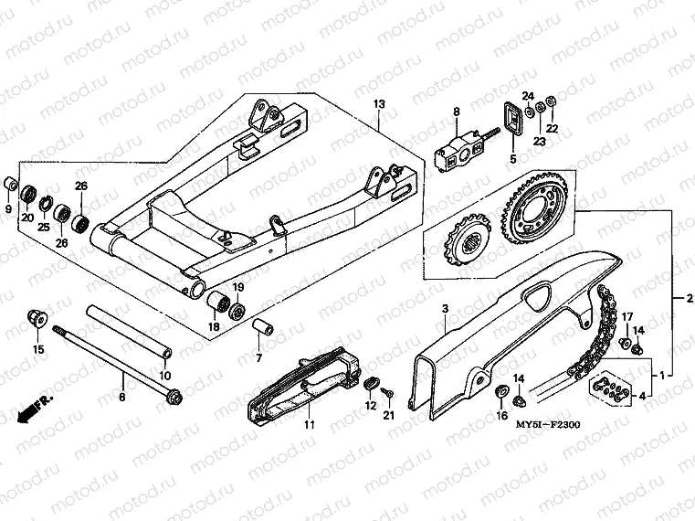 F-23 SWING ARM