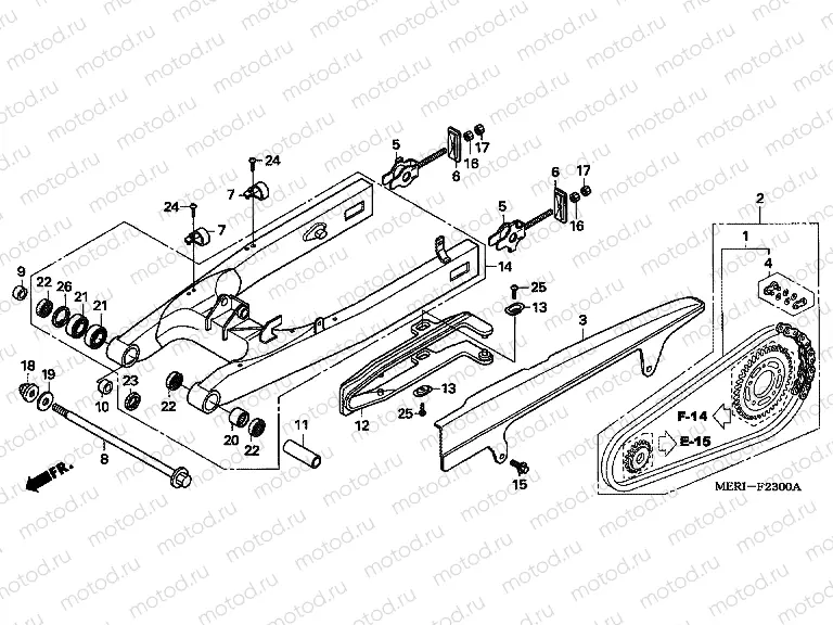 F-23 SWING ARM