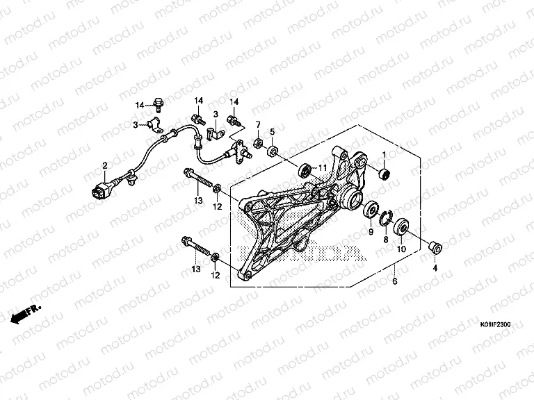 F-23 SWING ARM