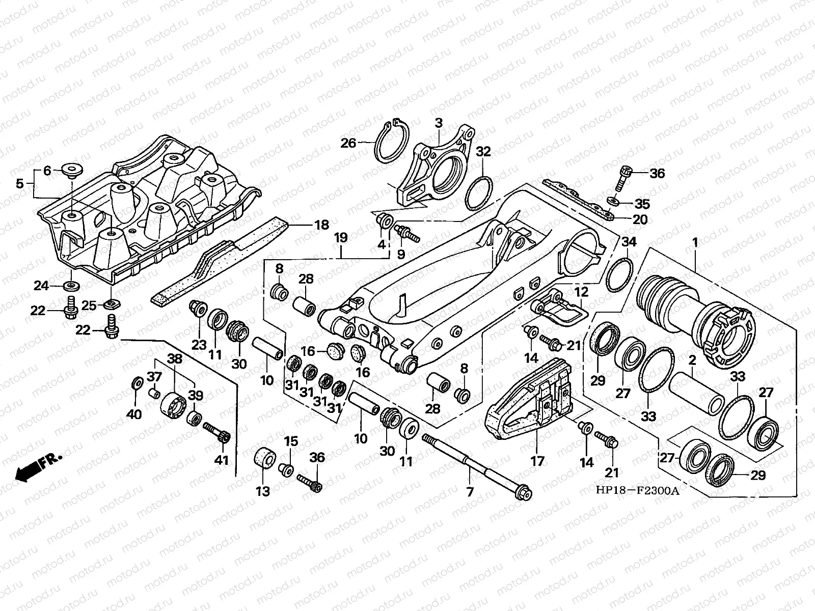 F-23 SWINGARM