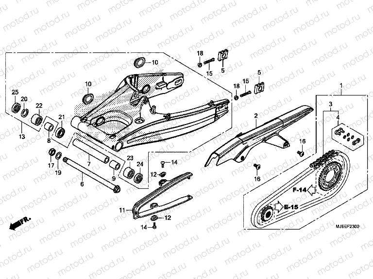 F-23 SWINGARM