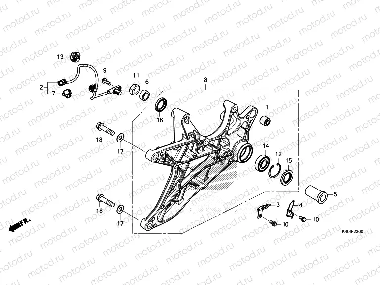 F-23 SWINGARM