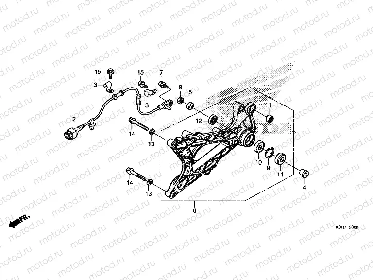 F-23 SWINGARM