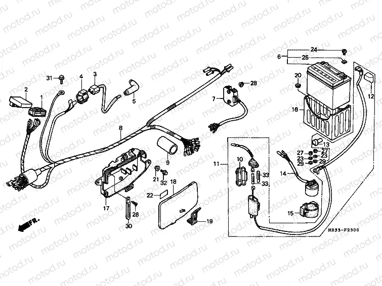 F-23 WIRING HARNESS