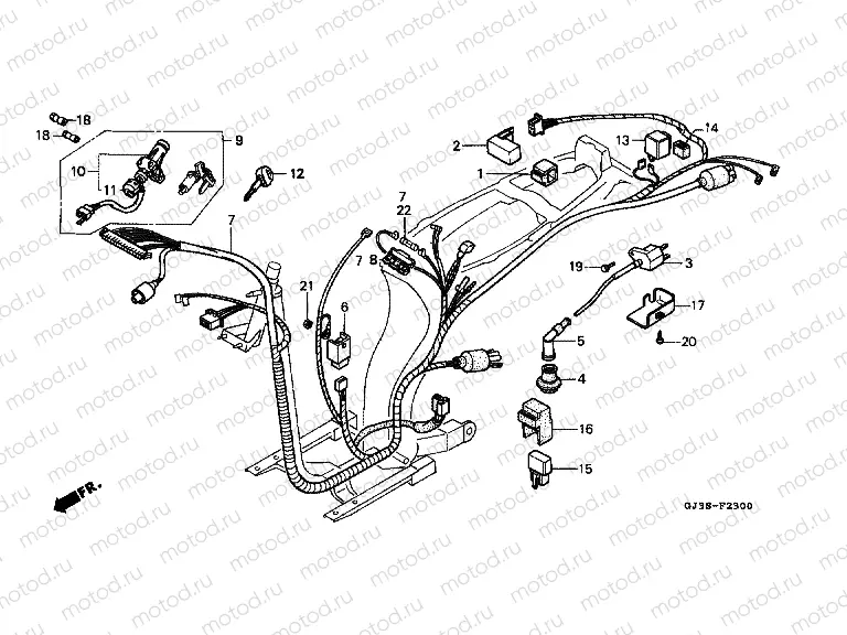 F-23 WIRING HARNESS