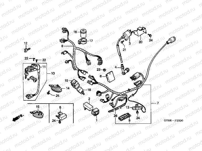 F-23 WIRING HARNESS / IGNITION COIL
