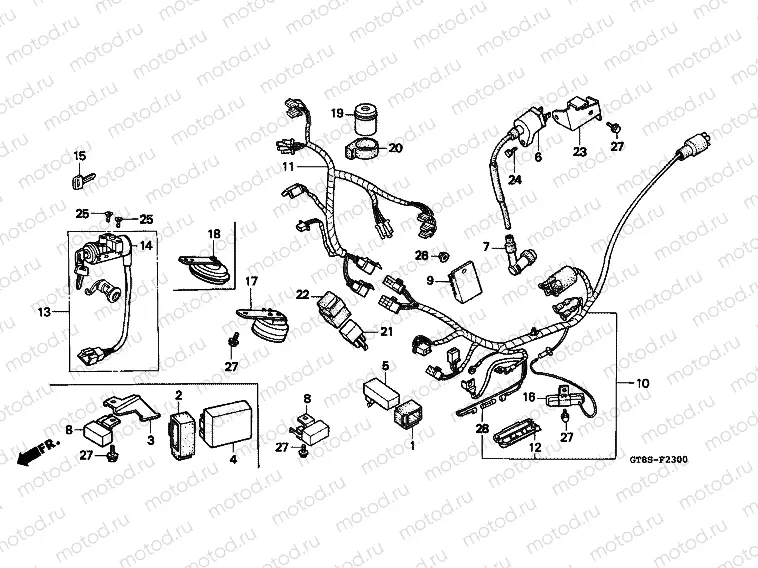 F-23 WIRING HARNESS / IGNITION COIL