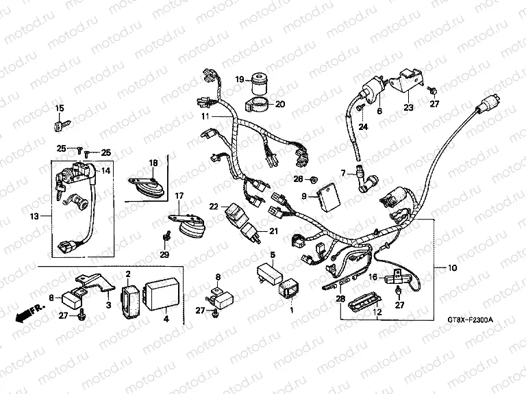 F-23 WIRING HARNESS / IGNITION COIL
