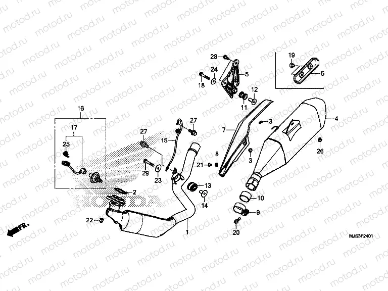 F-24-1 EXHAUST MUFFLER (NC750JH)
