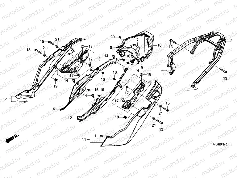 F-24-1 SIDE COVER/REAR CARRIER (2)