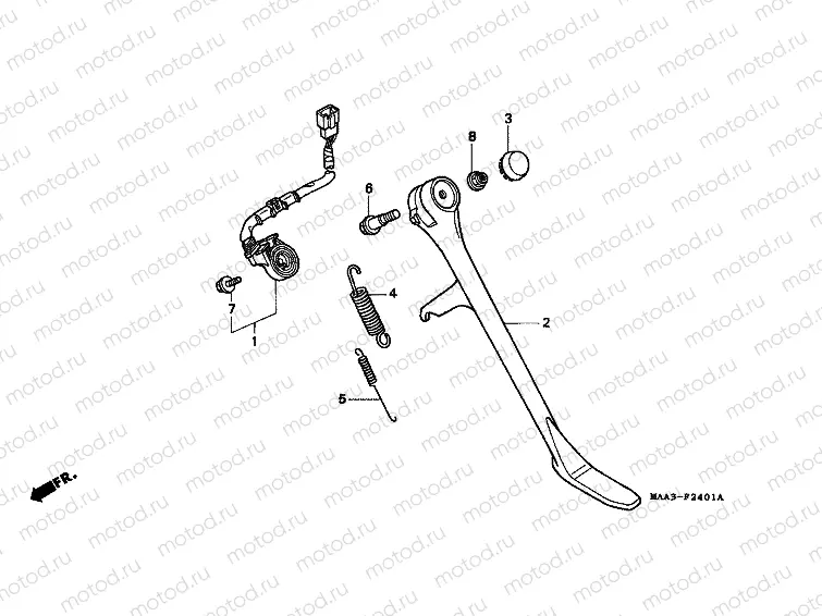 F-24-1 SUPPORT (VT1100CV / CW / C2)