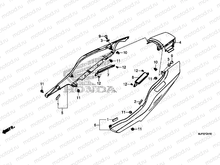 F-24-10 REAR ENGINE COVER