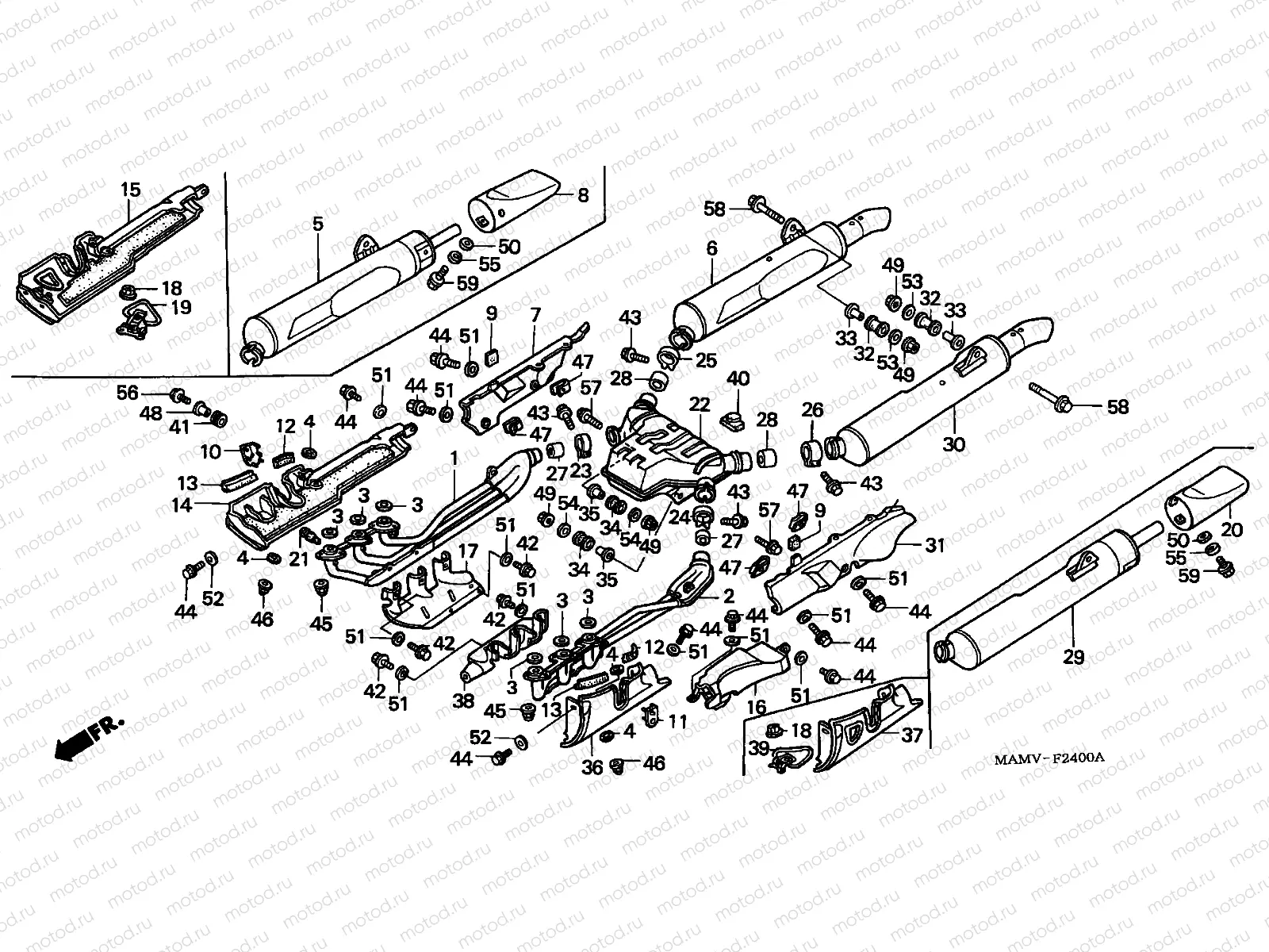 F-24 EXHAUST MUFFLER