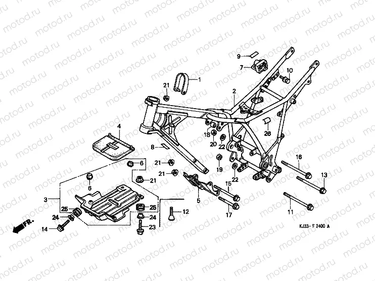 F-24 FRAME HOUSING