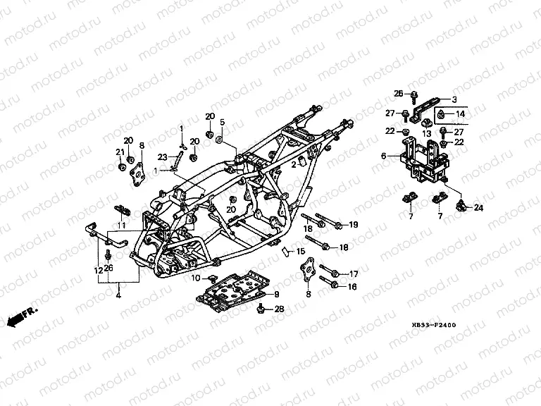 F-24 FRAME HOUSING