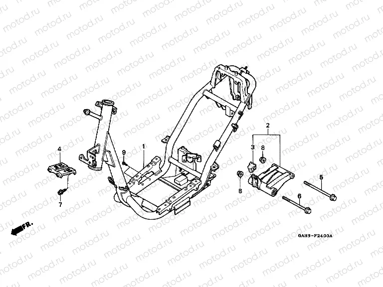 F-24 FRAME HOUSING