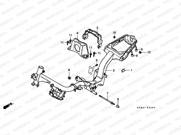 F-24 FRAME HOUSING