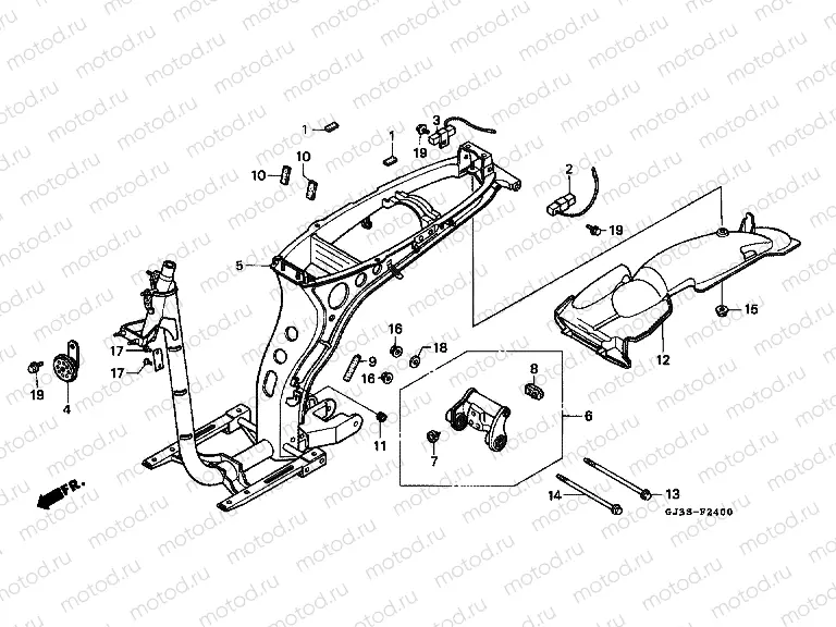 F-24 FRAME HOUSING