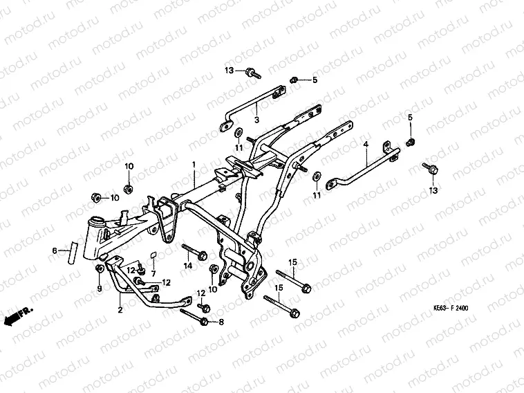 F-24 FRAME HOUSING