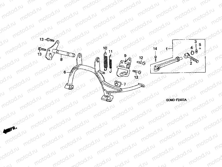 F-24 PEDAL / SUPPORT