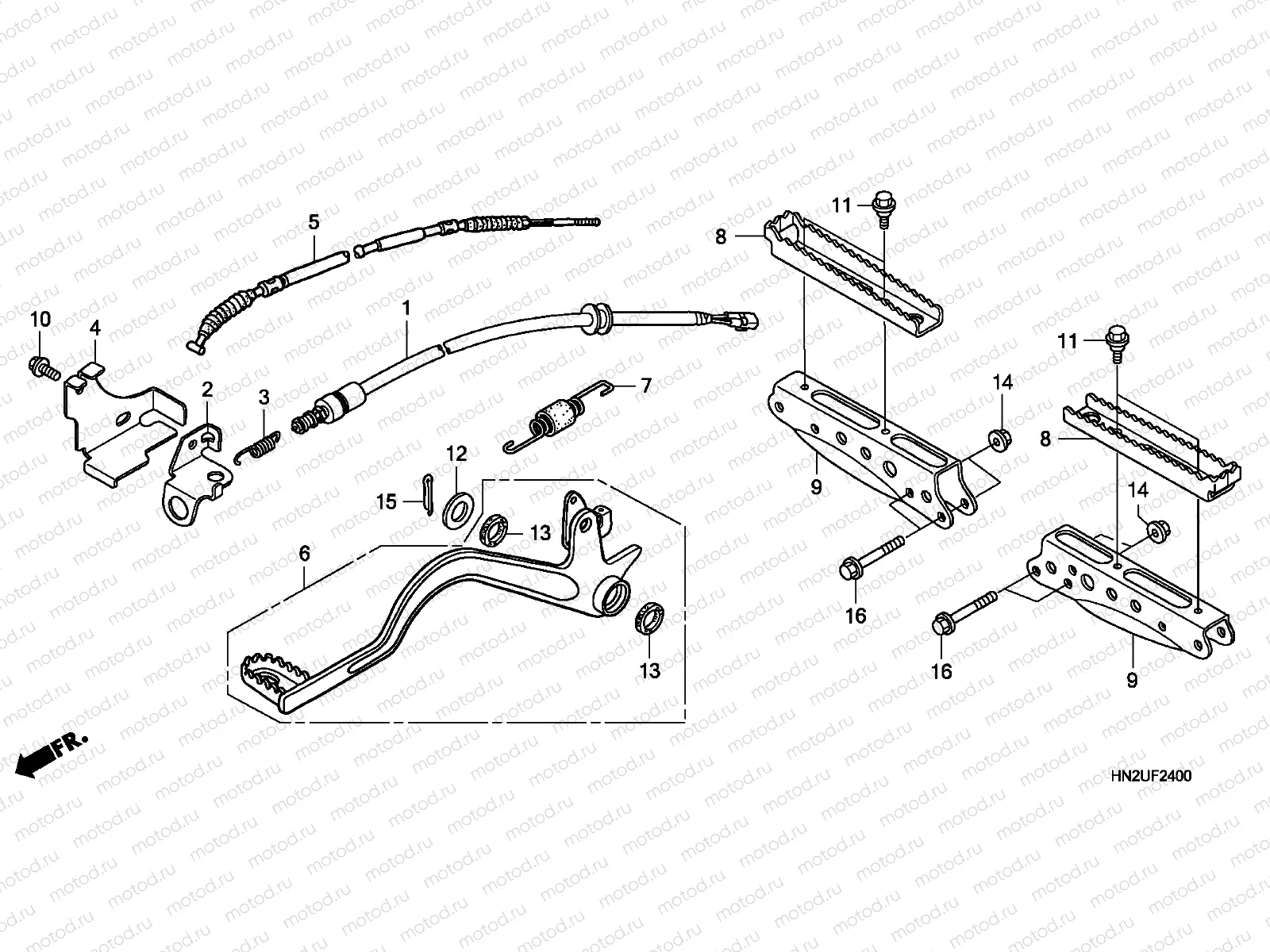 F-24 PEDAL/STEP