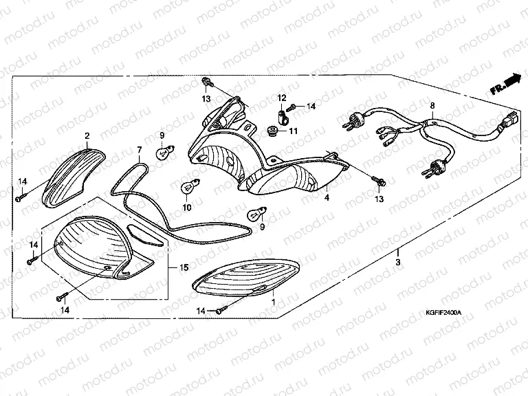 F-24 REAR COMBINATION LAMP