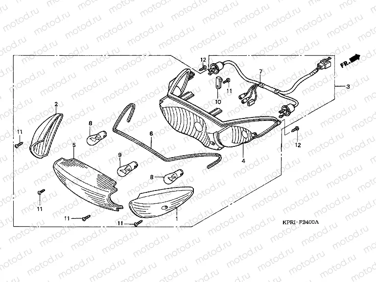 F-24 REAR COMBINATION LAMP