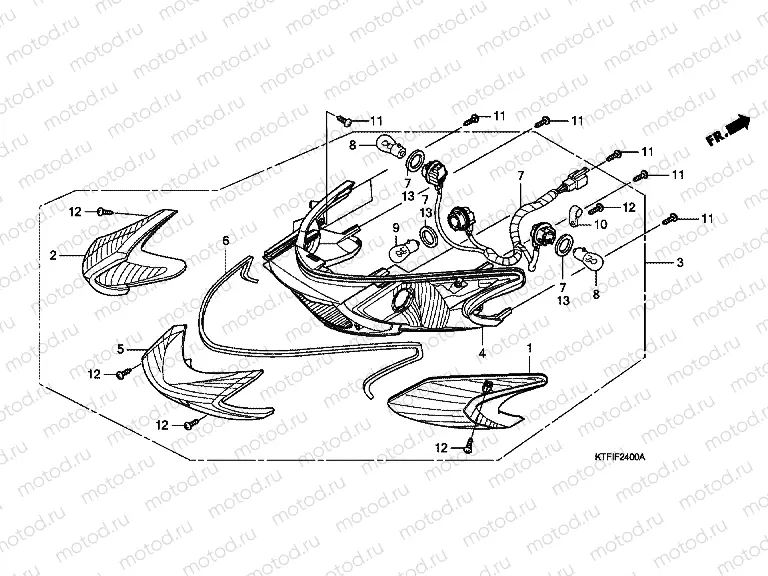F-24 REAR COMBINATION LAMP