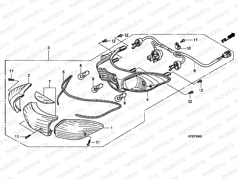 F-24 REAR COMBINATION LAMP