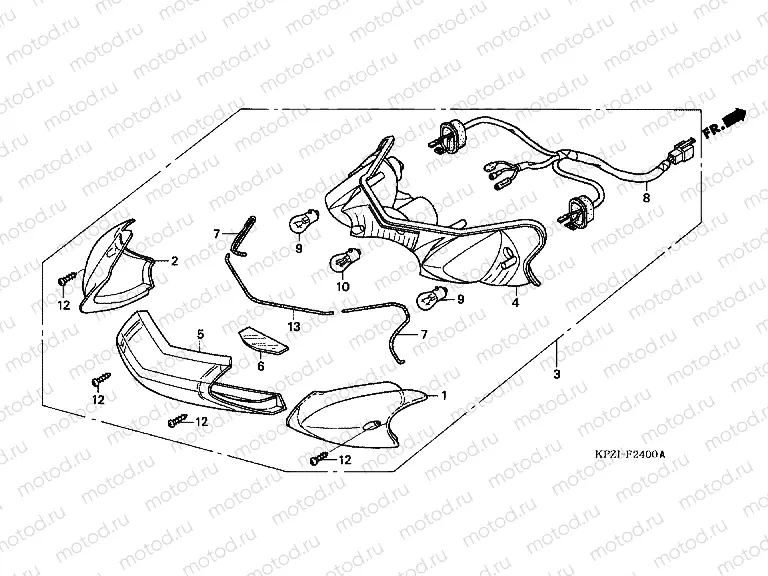 F-24 REAR COMBINATION LAMP