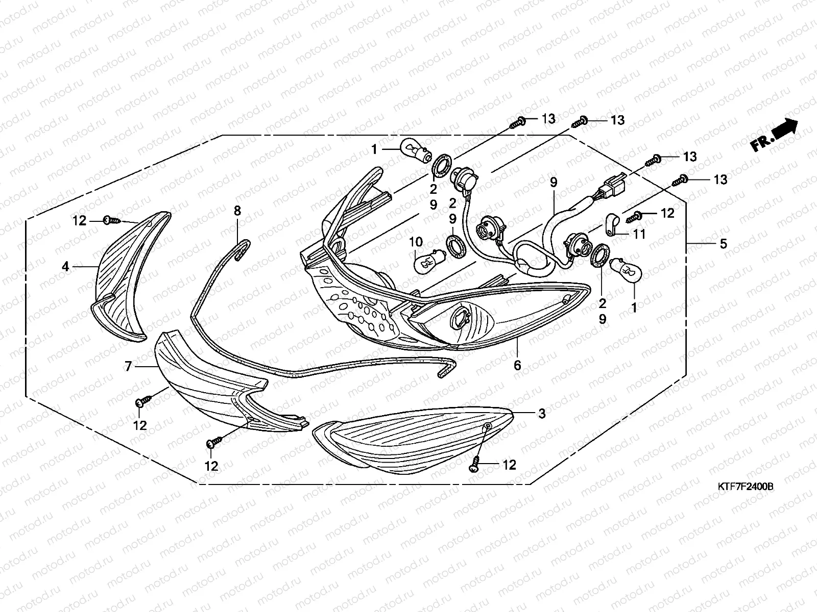 F-24 REAR COMBINATION LIGHT