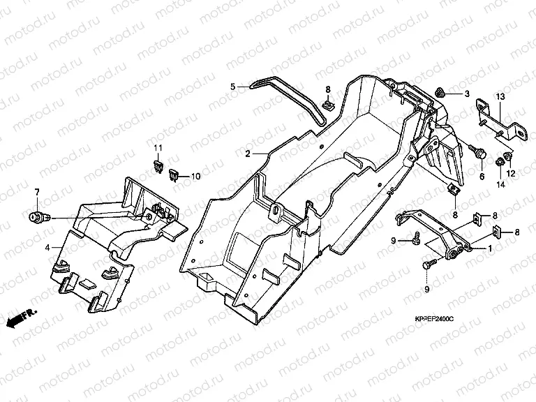 F-24 REAR FENDER