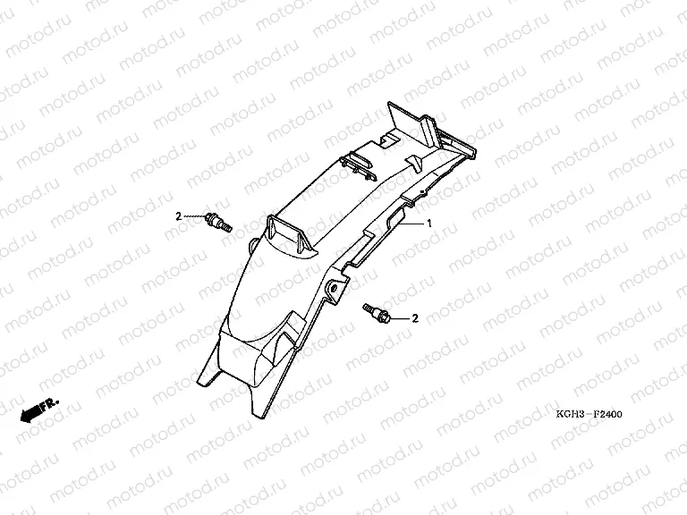 F-24 REAR FENDER