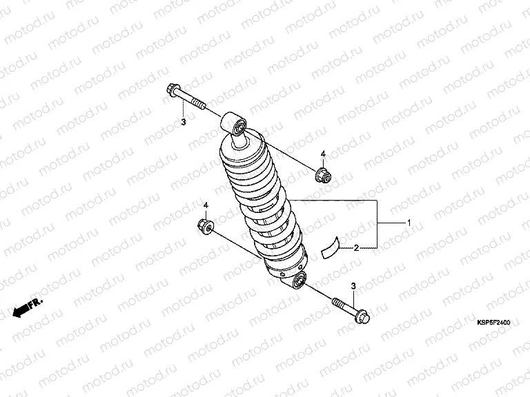 F-24 REAR SHOCK ABSORBER