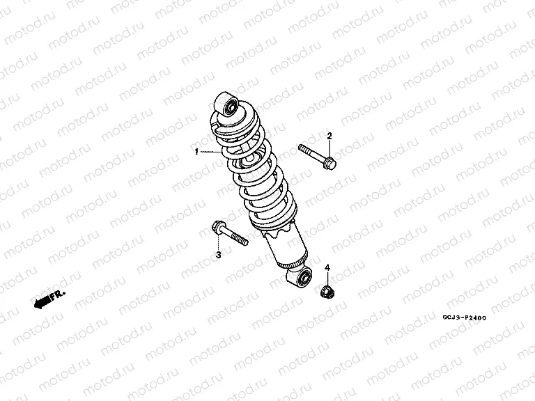 F-24 REAR SHOCK ABSORBER