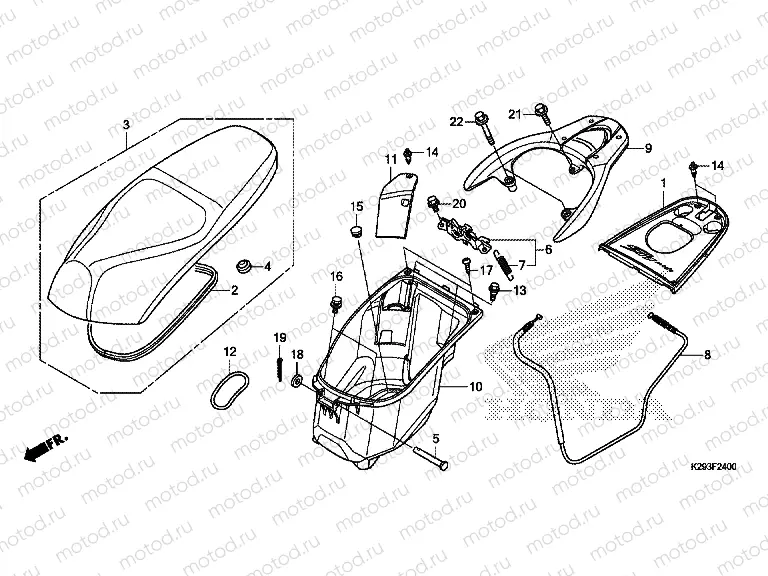 F-24 SEAT / LUGGAGE BOX