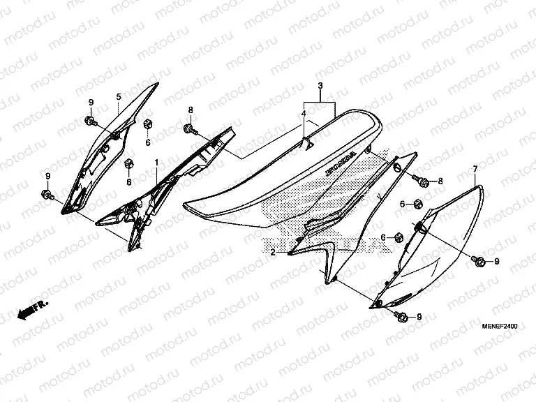 F-24 SEAT / SIDE COVER