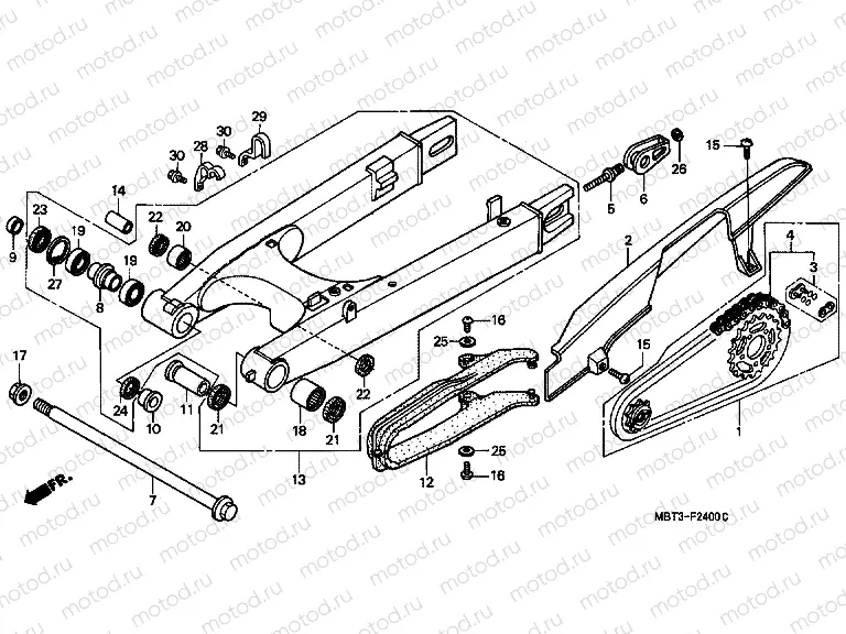 F-24 SWING ARM