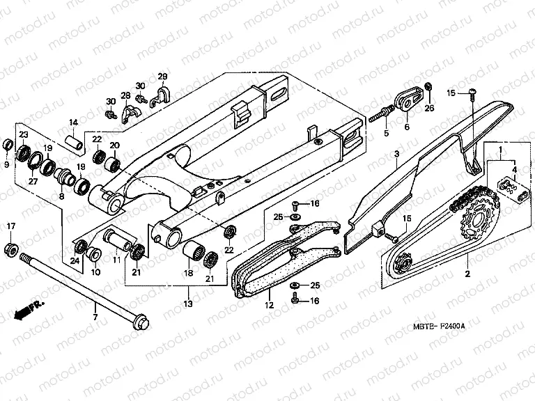F-24 SWING ARM