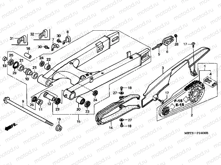 F-24 SWING ARM