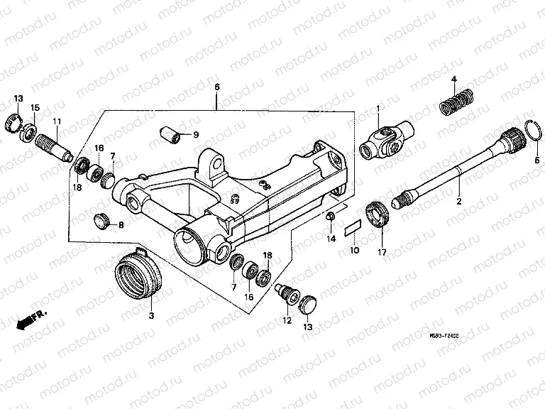 F-24 SWING ARM