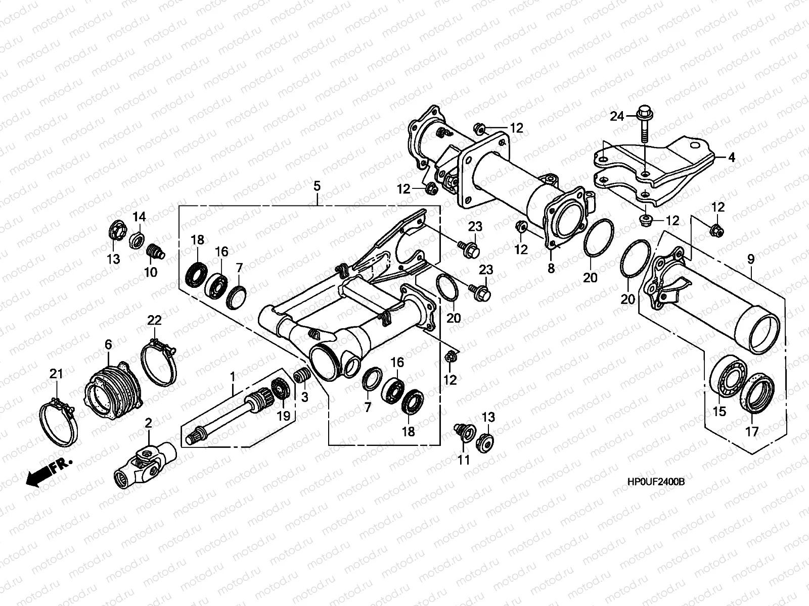 F-24 SWINGARM