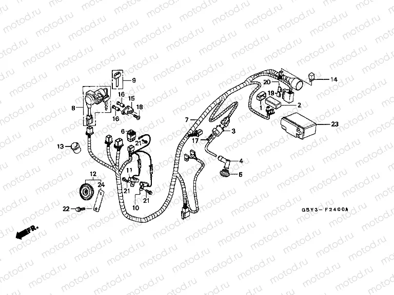 F-24 WIRING HARNESS